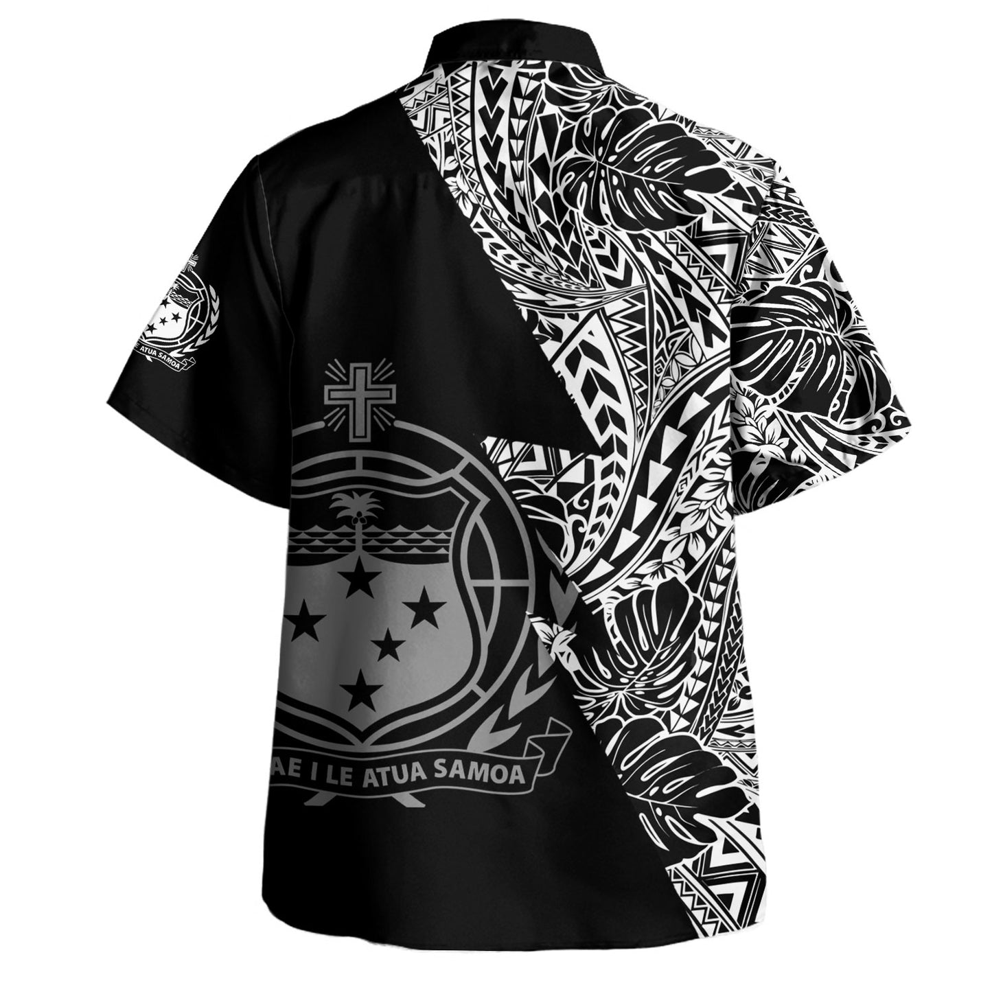 Samoa Custom Personalised Hawaiian Shirt Flash Style