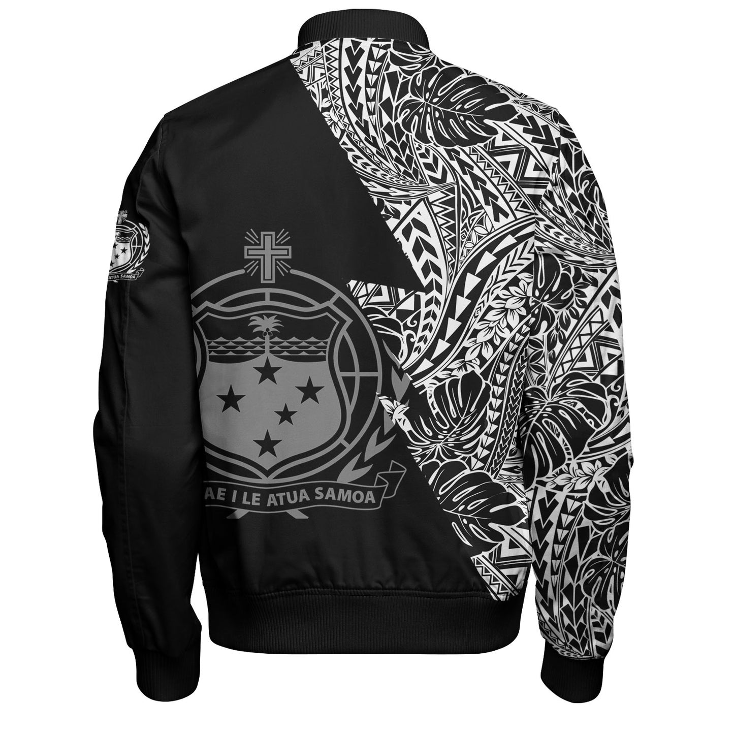 Samoa Custom Personalised Bomber Jacket Flash Style