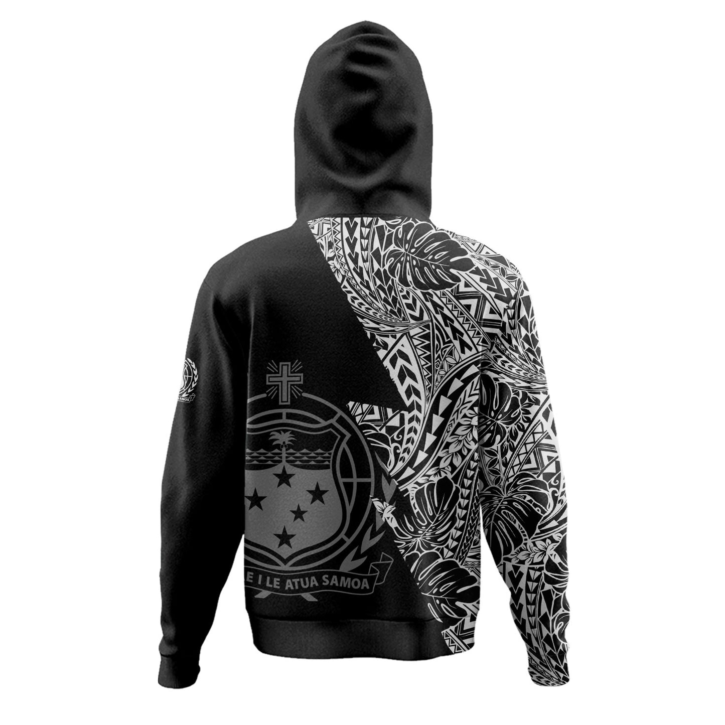 Samoa Custom Personalised Hoodie Flash Style