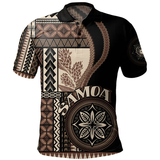 Samoa Polo Shirt Custom Samoan Siapo Motif Classic Style