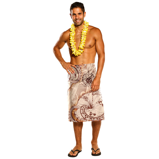 Samoa Hibiscus Flowers Vintage Style Lavalava