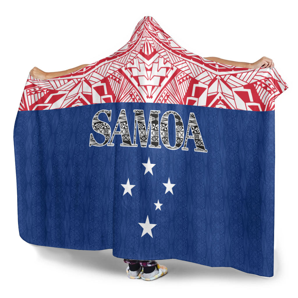 Samoa Hooded Blanket - Polynesian Design