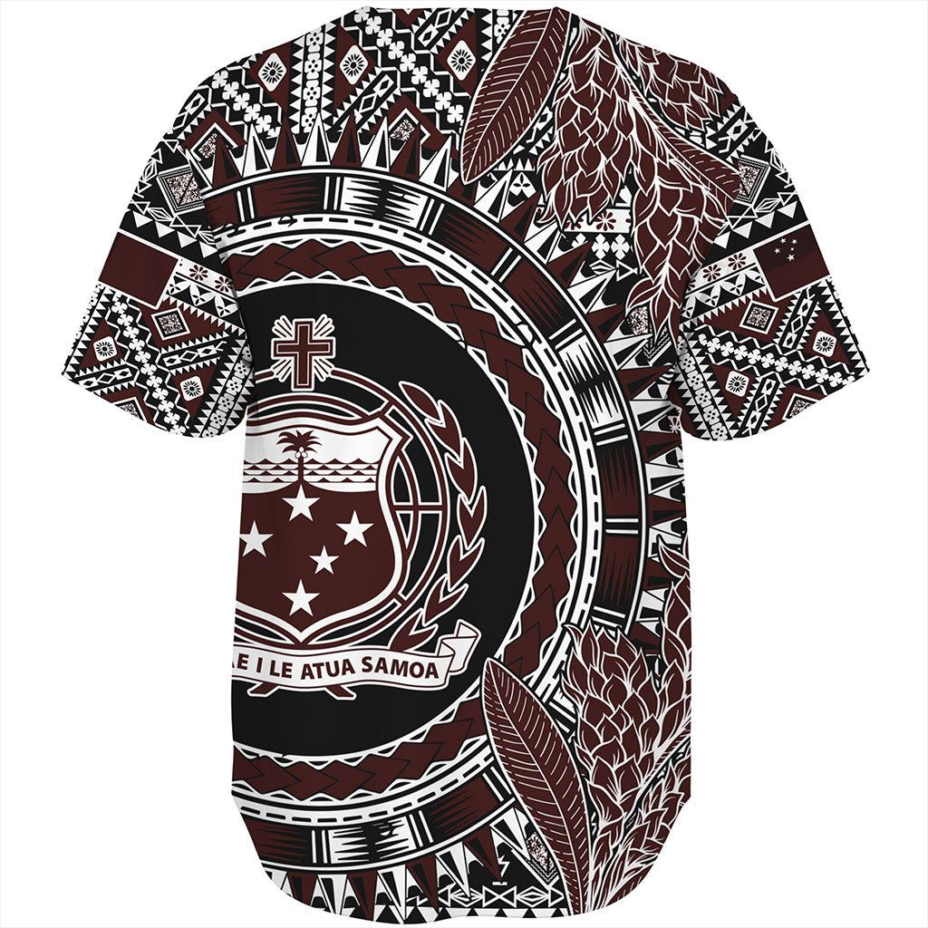Samoa Baseball Shirt Masi Dobby Special Design