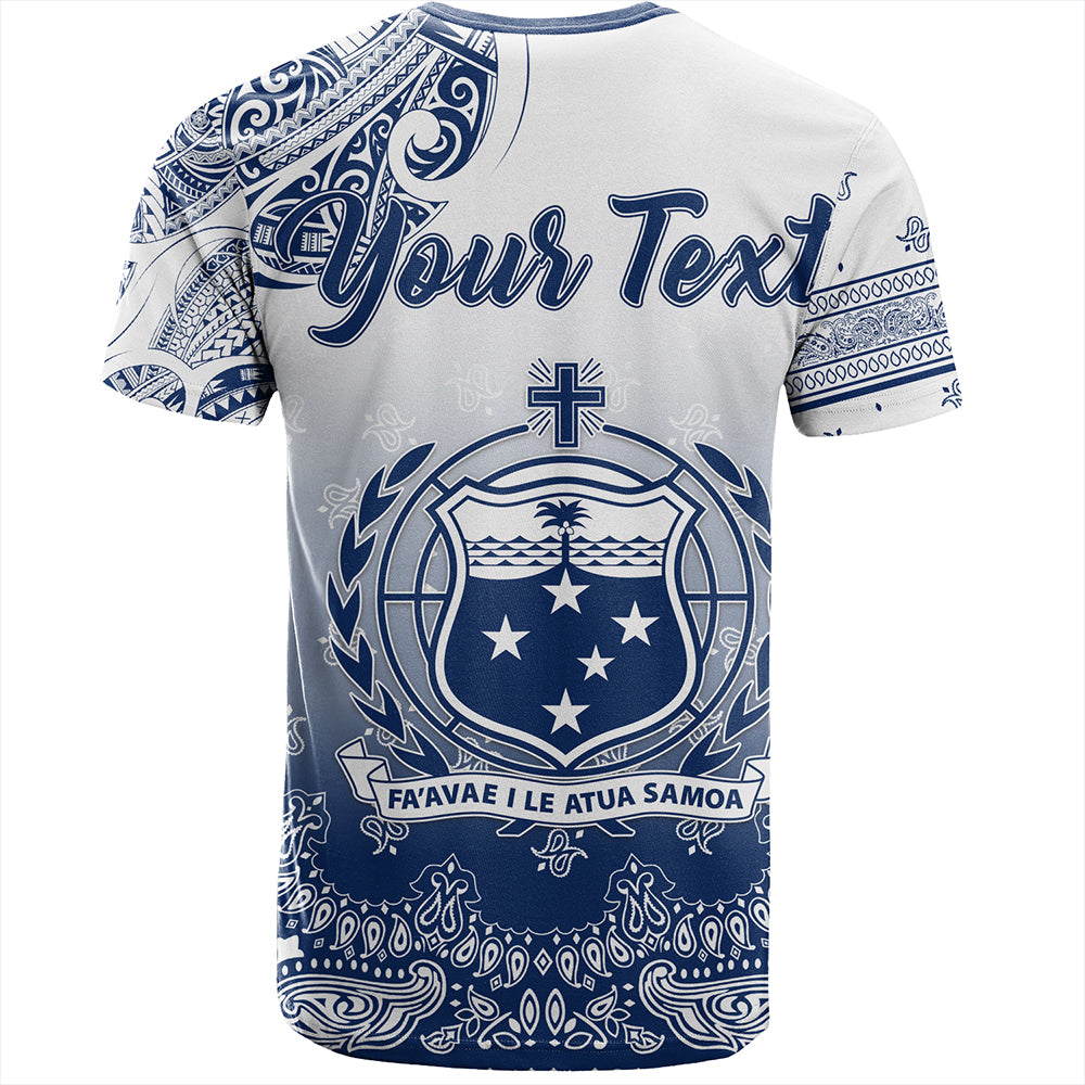 Samoa T-Shirt Custom Pattern With Paisley Style