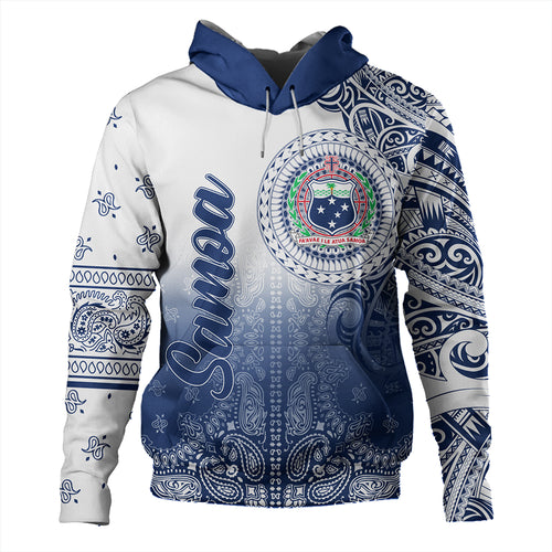 Samoa Hoodie Custom Pattern With Paisley Style