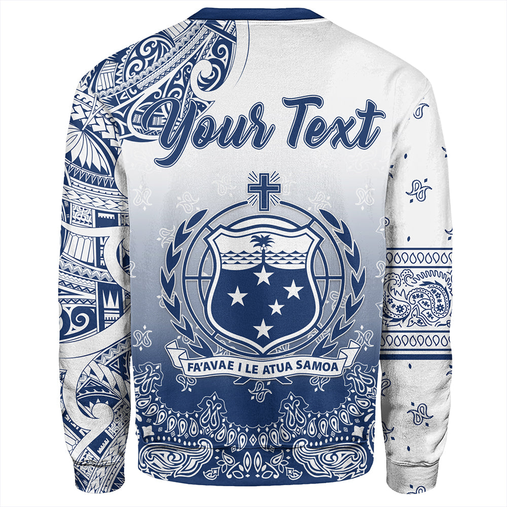 Samoa Sweatshirt Custom Pattern With Paisley Style