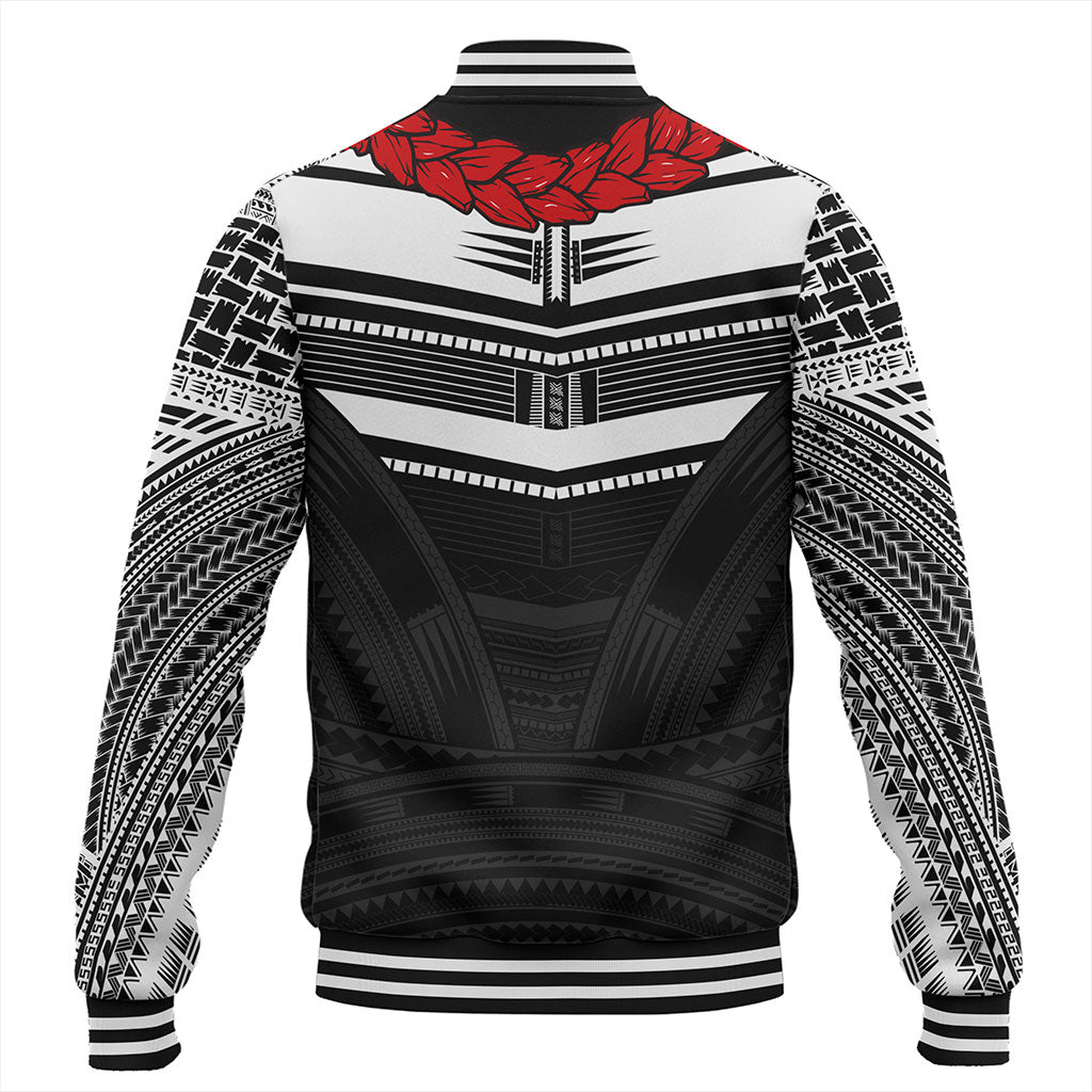 Samoa Baseball Jacket Ula Fala Tatau Design