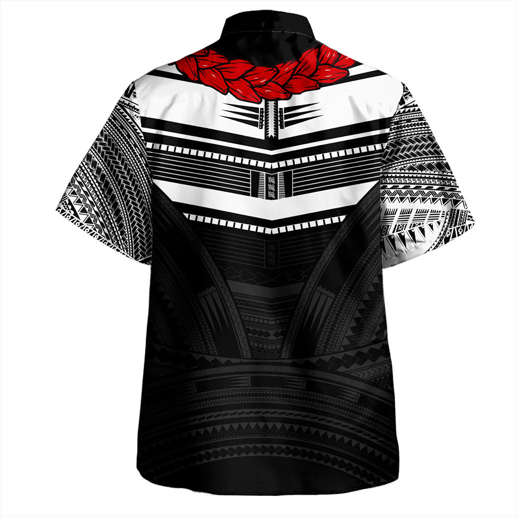 Samoa Hawaiian Shirt Ula Fala Tatau Design