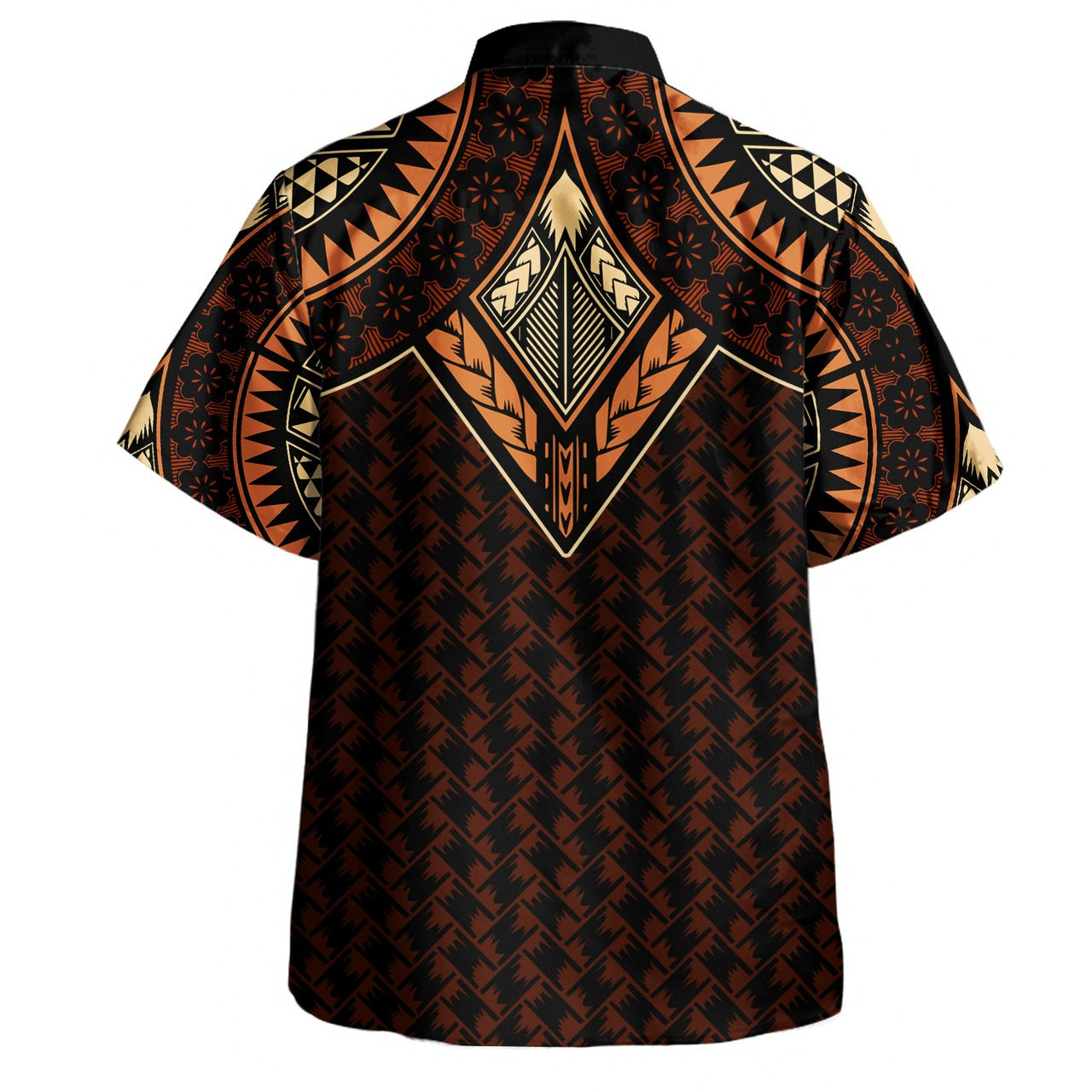 Samoa Combo Short Sleeve Dress And Shirt Siapo Design Flower
