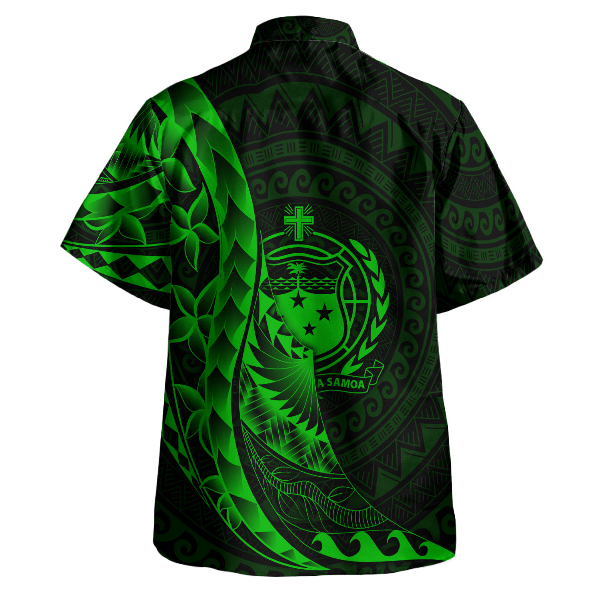 Samoa Custom Personalised Hawaiian Shirt Polynesian Pattern Style
