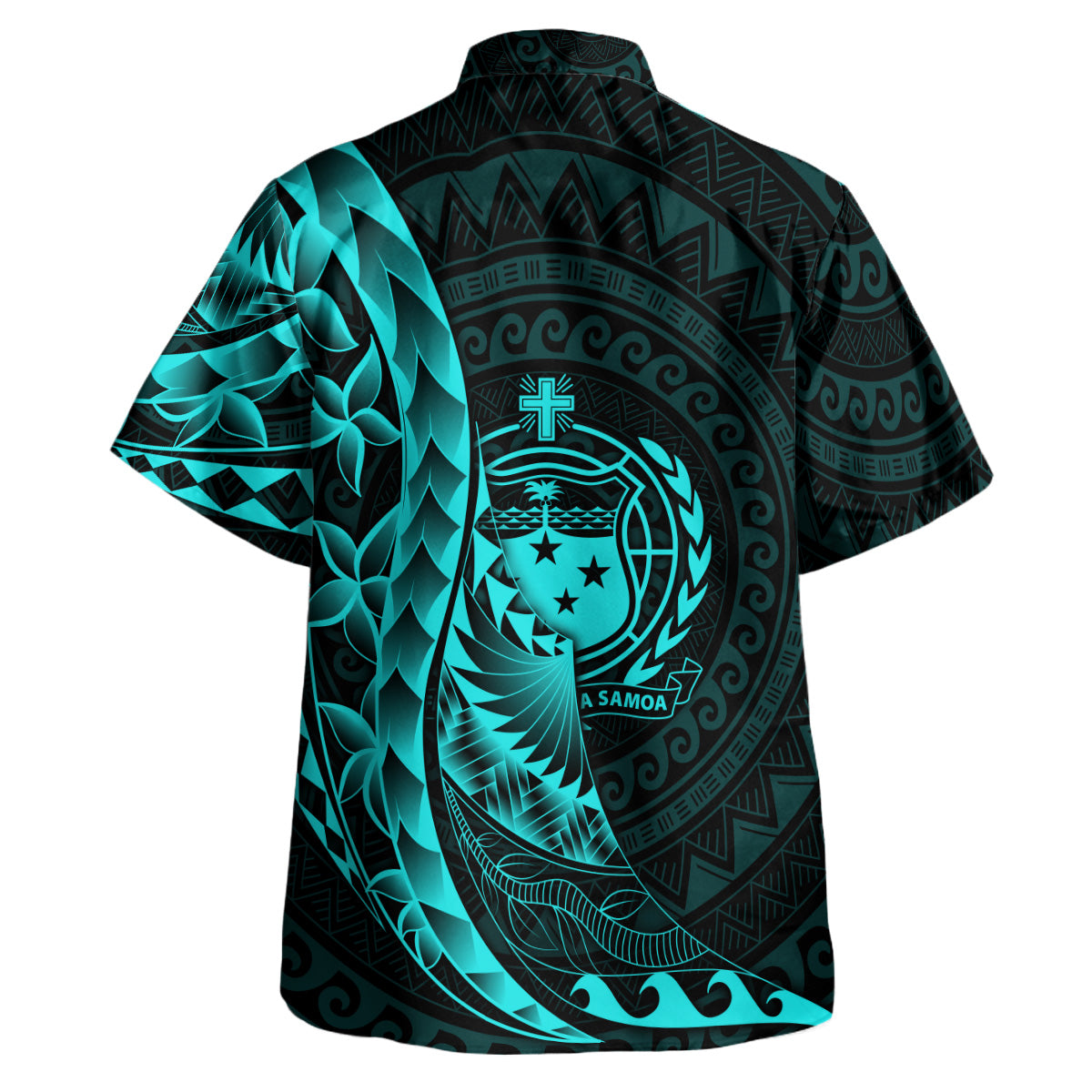 Samoa Custom Personalised Hawaiian Shirt Polynesian Pattern Style