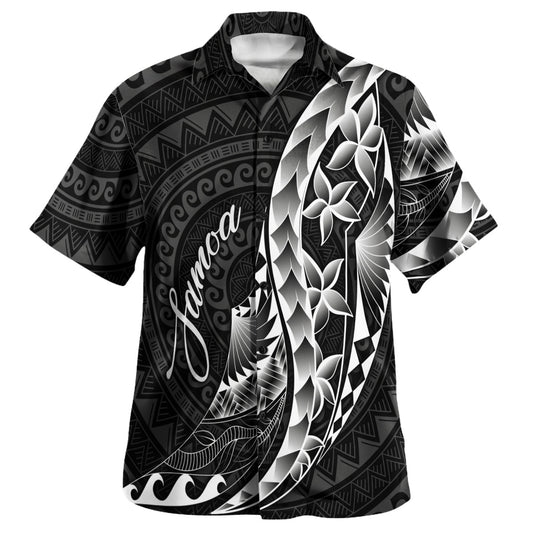 Samoa Custom Personalised Hawaiian Shirt Polynesian Pattern Style