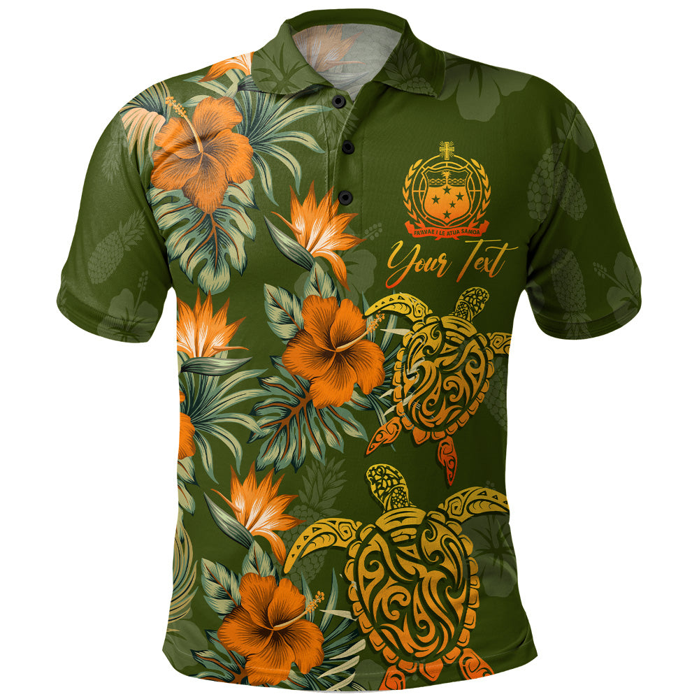 Samoa Polo Shirt Custom Personalised Polynesian Tropical Summer