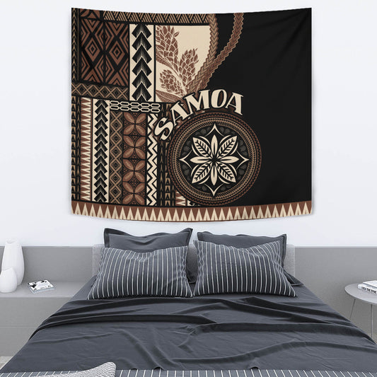 Samoa Tapestry Samoan Siapo Motif Classic Style