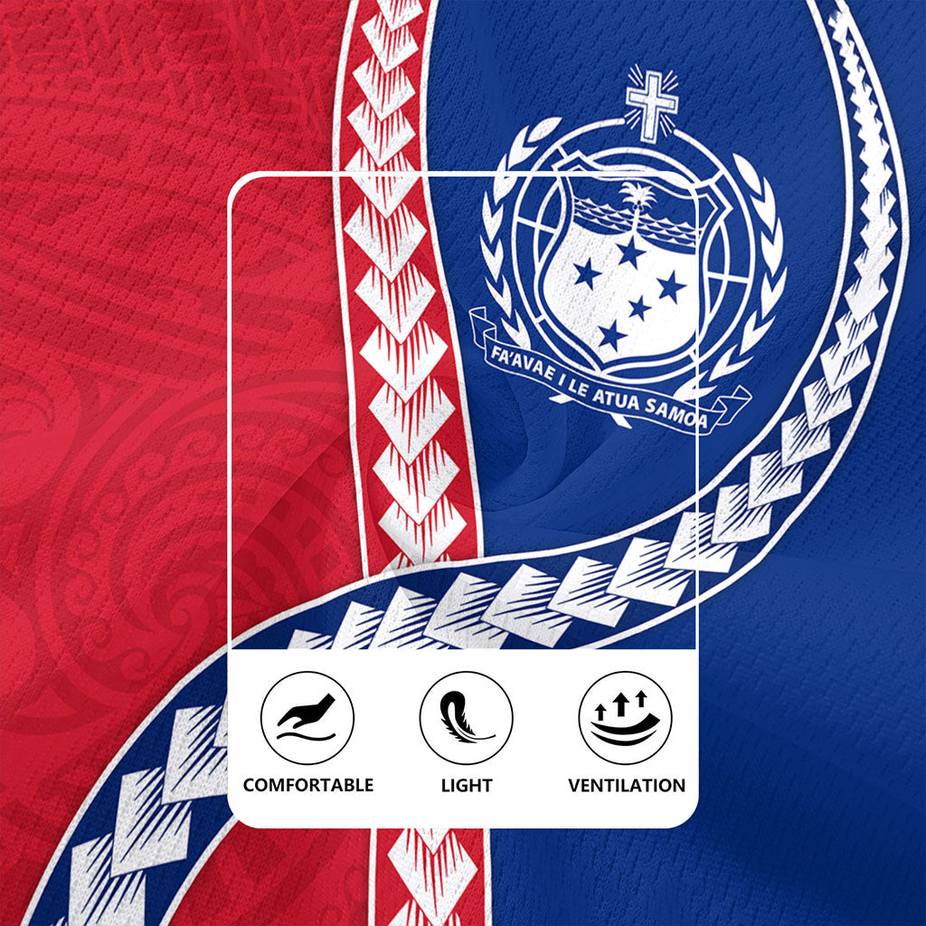 Samoa Rugby Jersey Tribal Polynesian In My Heart