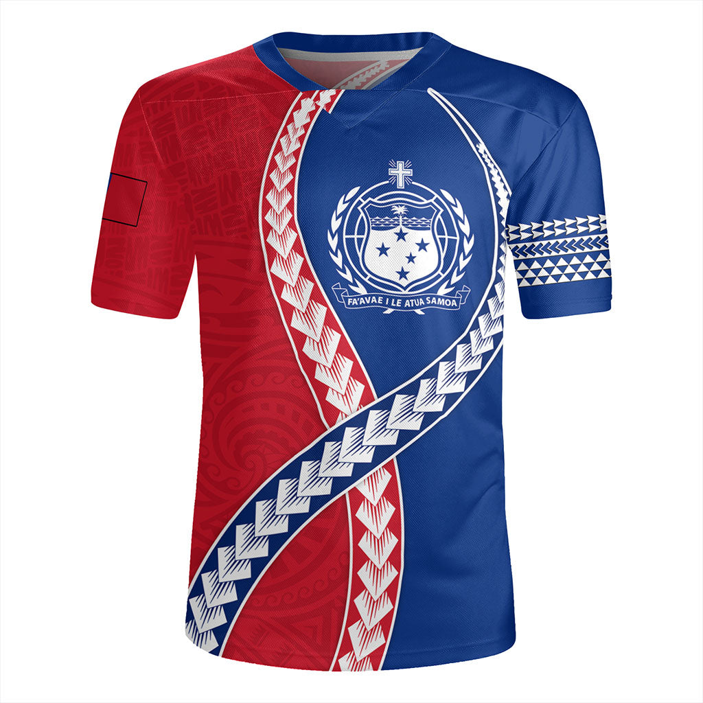 Samoa Rugby Jersey Tribal Polynesian In My Heart