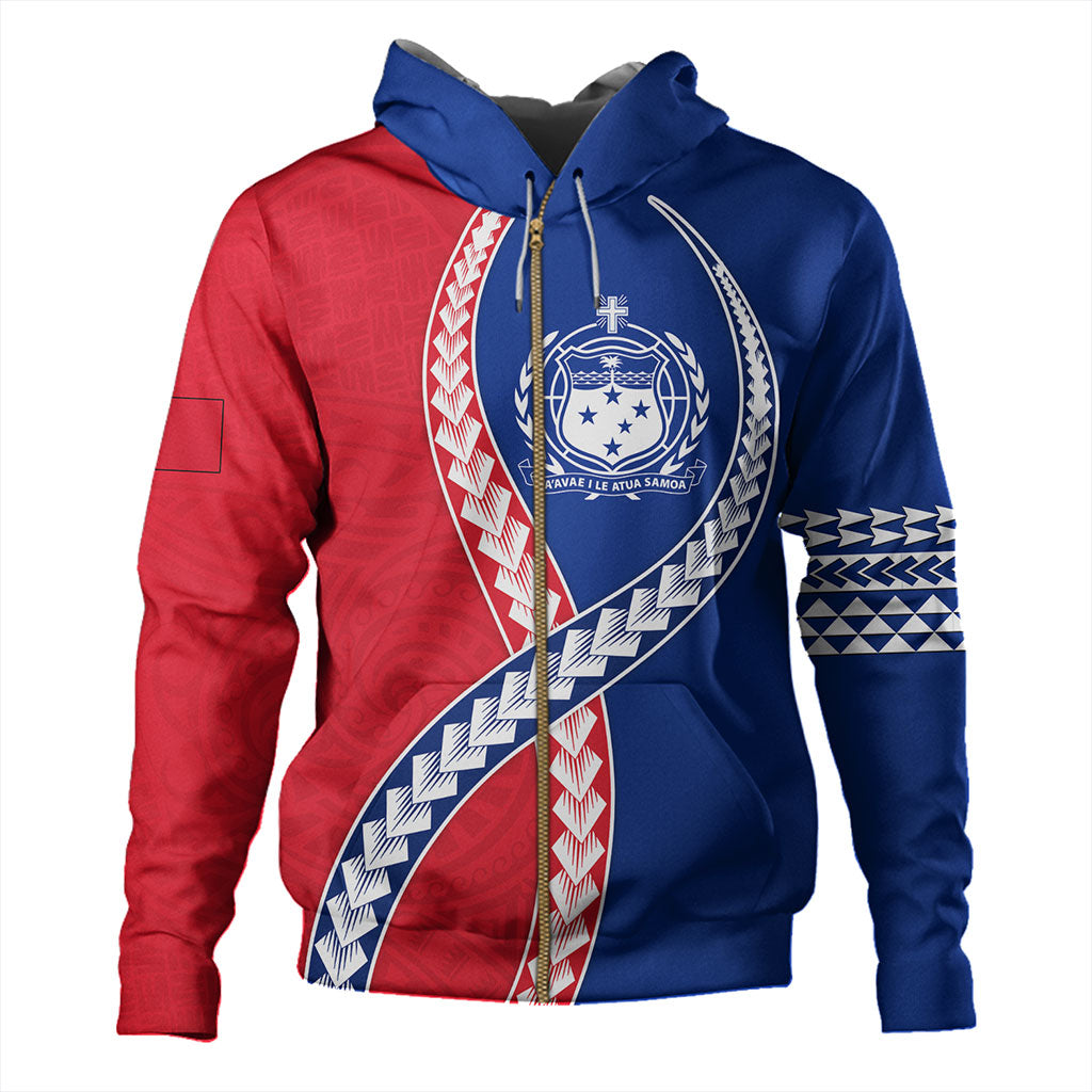 Samoa Hoodie Tribal Polynesian In My Heart