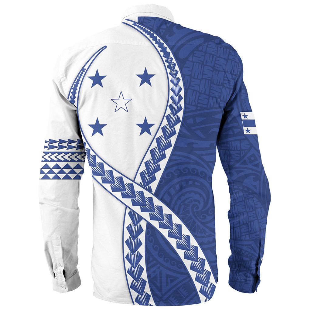 Gambier Islands Long Sleeve Shirt Tribal Polynesian In My Heart