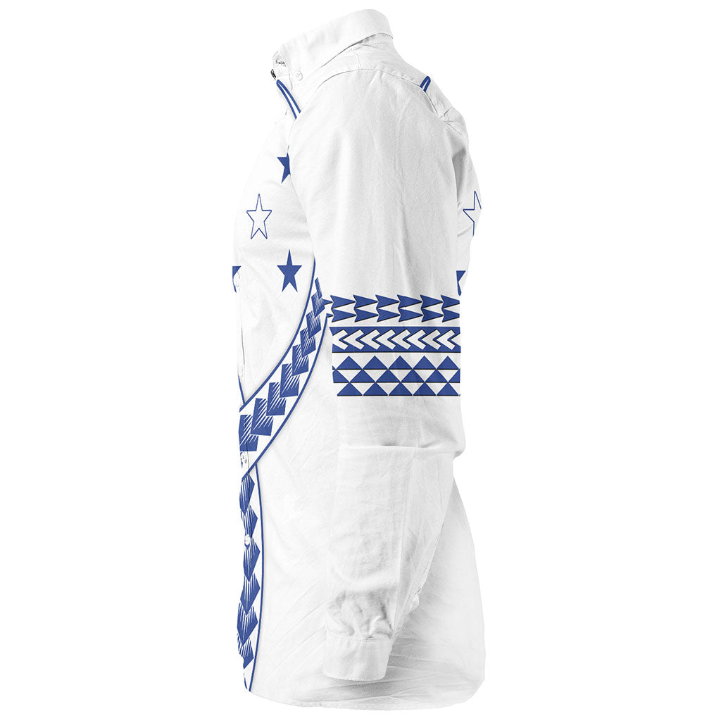 Gambier Islands Long Sleeve Shirt Tribal Polynesian In My Heart