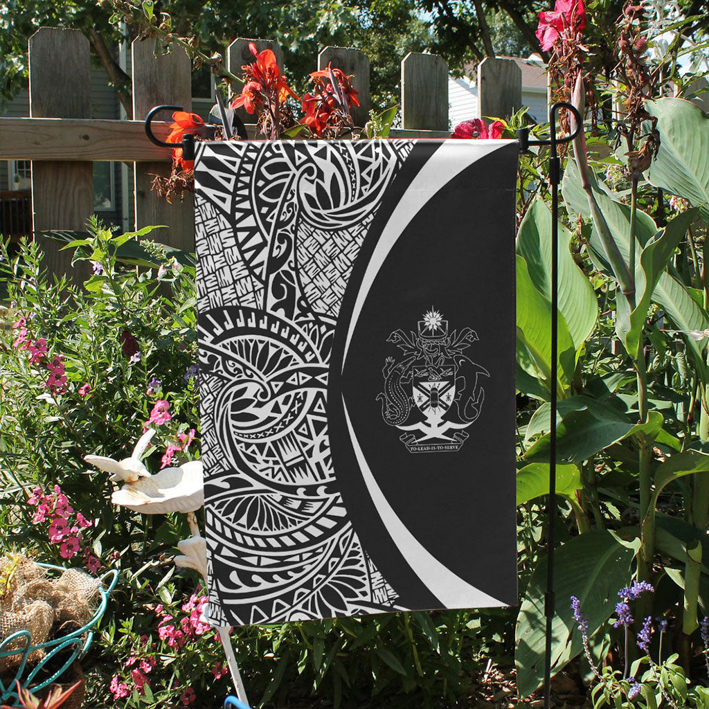 Solomon Islands Garden Flag Lauhala Circle White