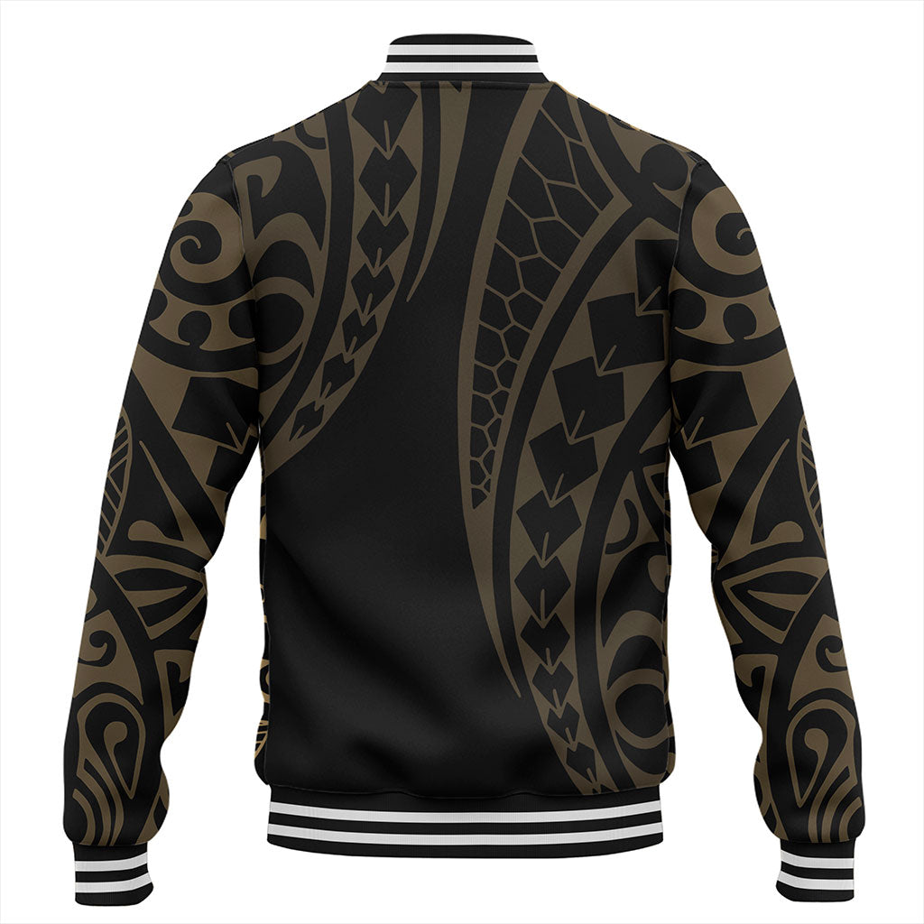 Solomon Islands Baseball Jacket Kakau Style Ver.1