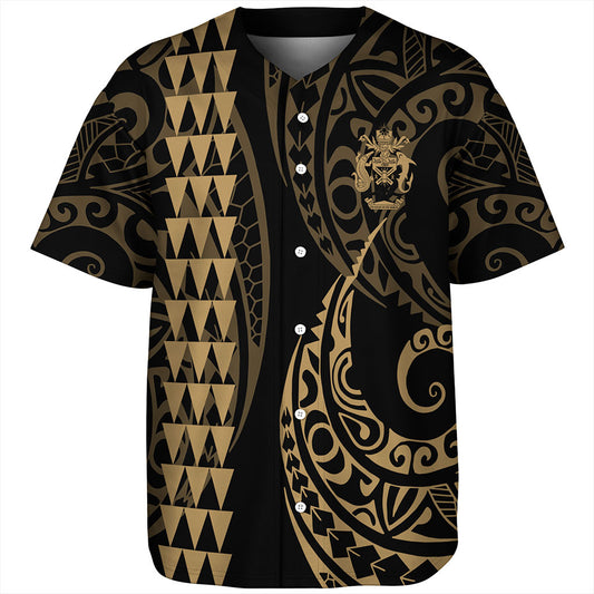 Solomon Islands Baseball Shirt Kakau Style Ver.1