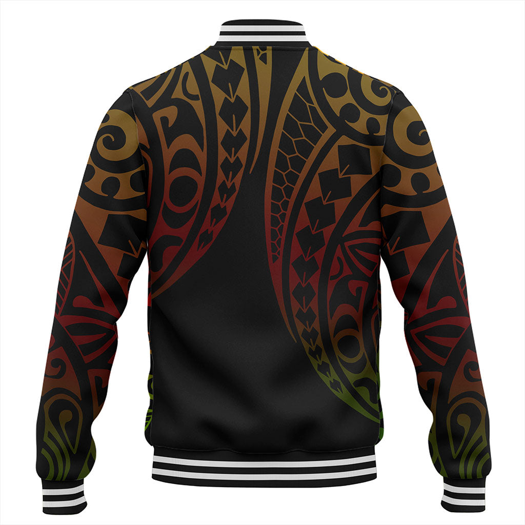 Solomon Islands Baseball Jacket Kakau Style