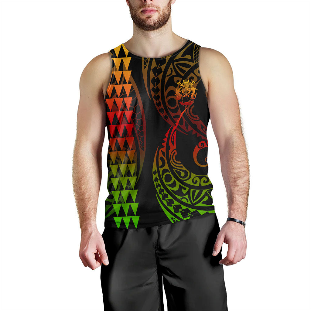 Solomon Islands Tank Top Kakau Style