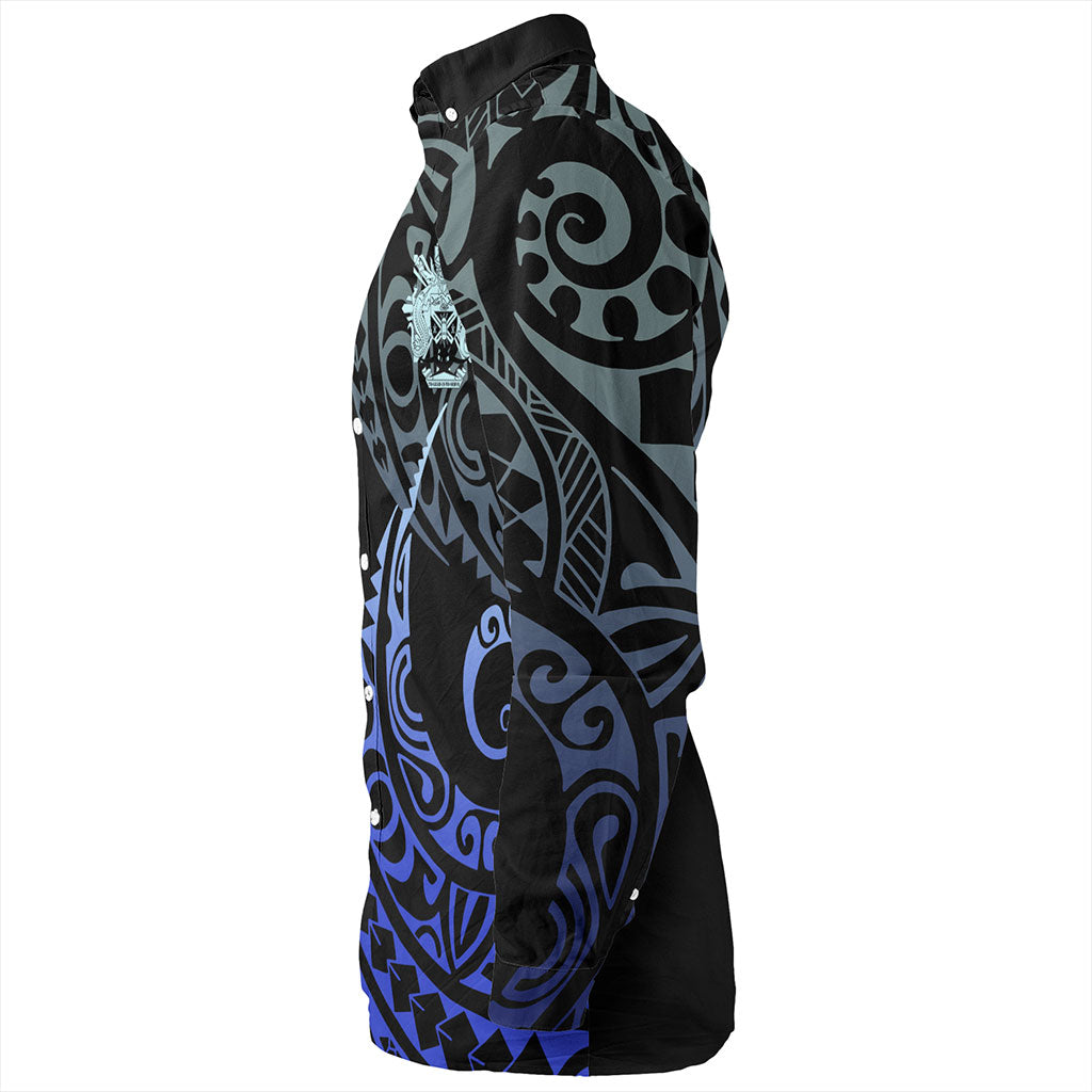 Solomon Islands Long Sleeve Shirt Kakau Style