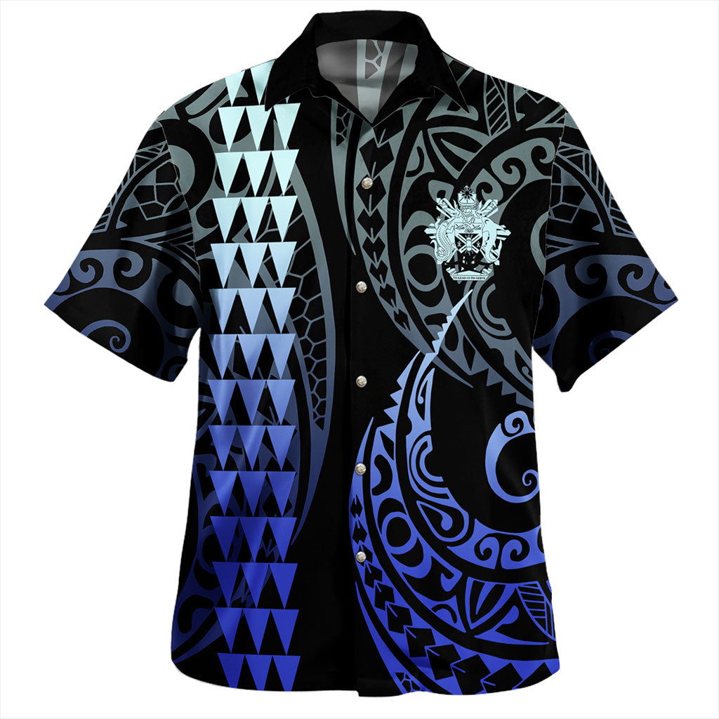 Solomon Islands Hawaiian Shirt Kakau Style
