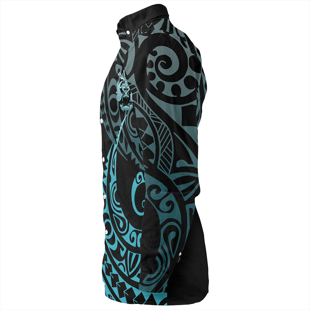 Solomon Islands Long Sleeve Shirt Kakau Style Ver.1