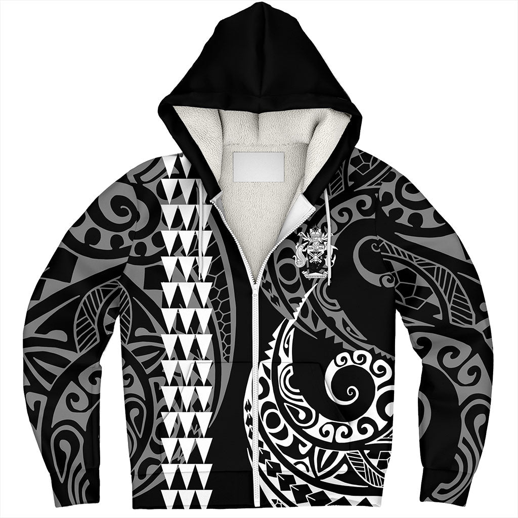 Solomon Islands Sherpa Hoodie Kakau Style Ver.1