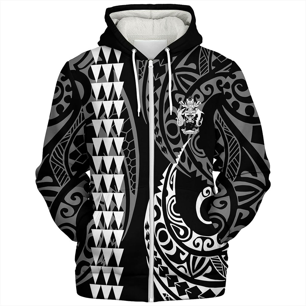Solomon Islands Sherpa Hoodie Kakau Style Ver.1