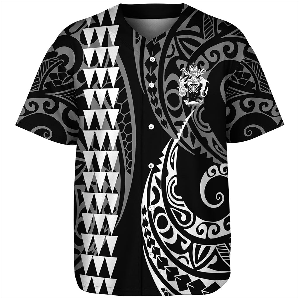 Solomon Islands Baseball Shirt Kakau Style Ver.1