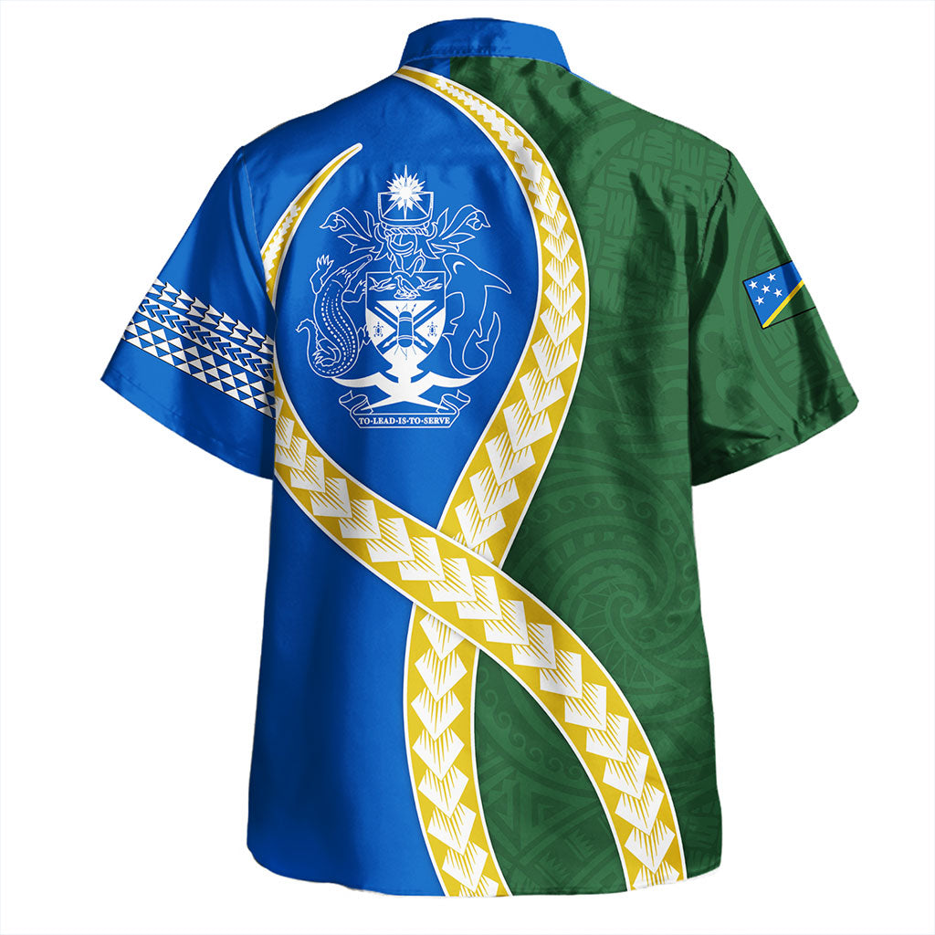 Solomon Islands Hawaiian Shirt Tribal Polynesian In My Heart