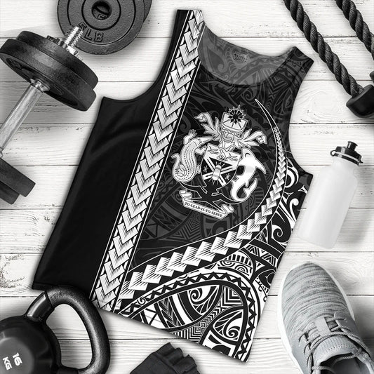 Solomon Islands Tank Top Tribal Melanesian Coat Of Arms