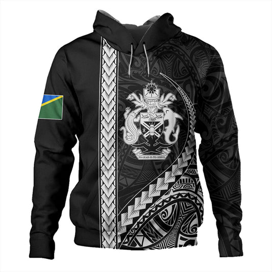 Solomon Islands Hoodie Tribal Melanesian Coat Of Arms