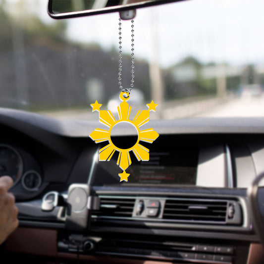 Philippines Filipinos Car Hanging Ornament Sun Star