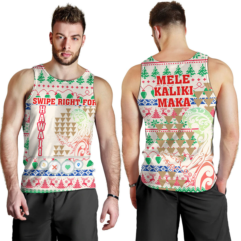 Hawaii Tank Top Swipe Right For Hawaii Christmas