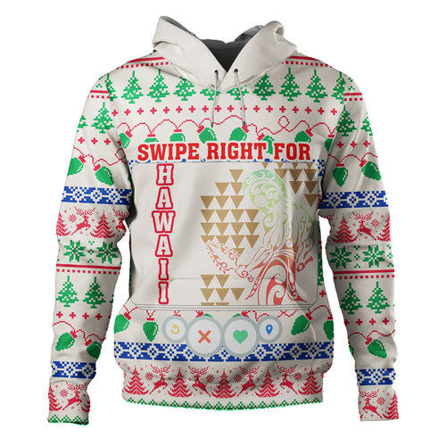Hawaii Hoodie Swipe Right For Hawaii Christmas