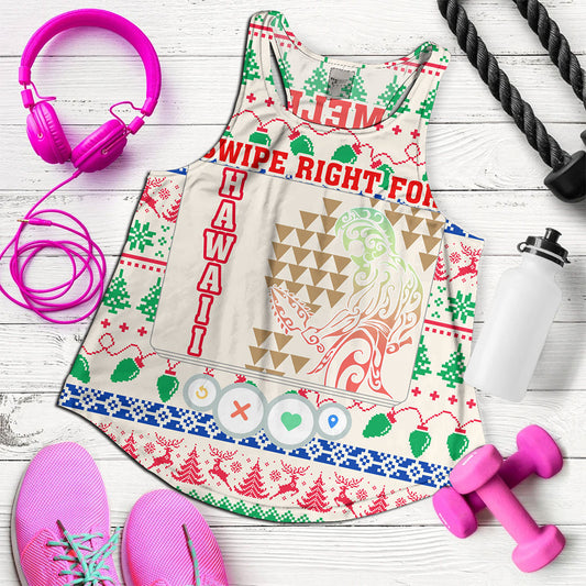 Hawaii Women Tank Swipe Right For Hawaii Christmas