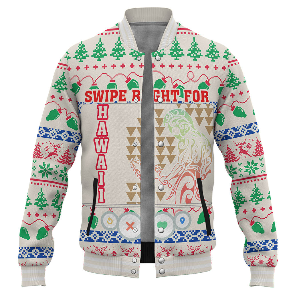 Hawaii Baseball Jacket Swipe Right For Hawaii Christmas