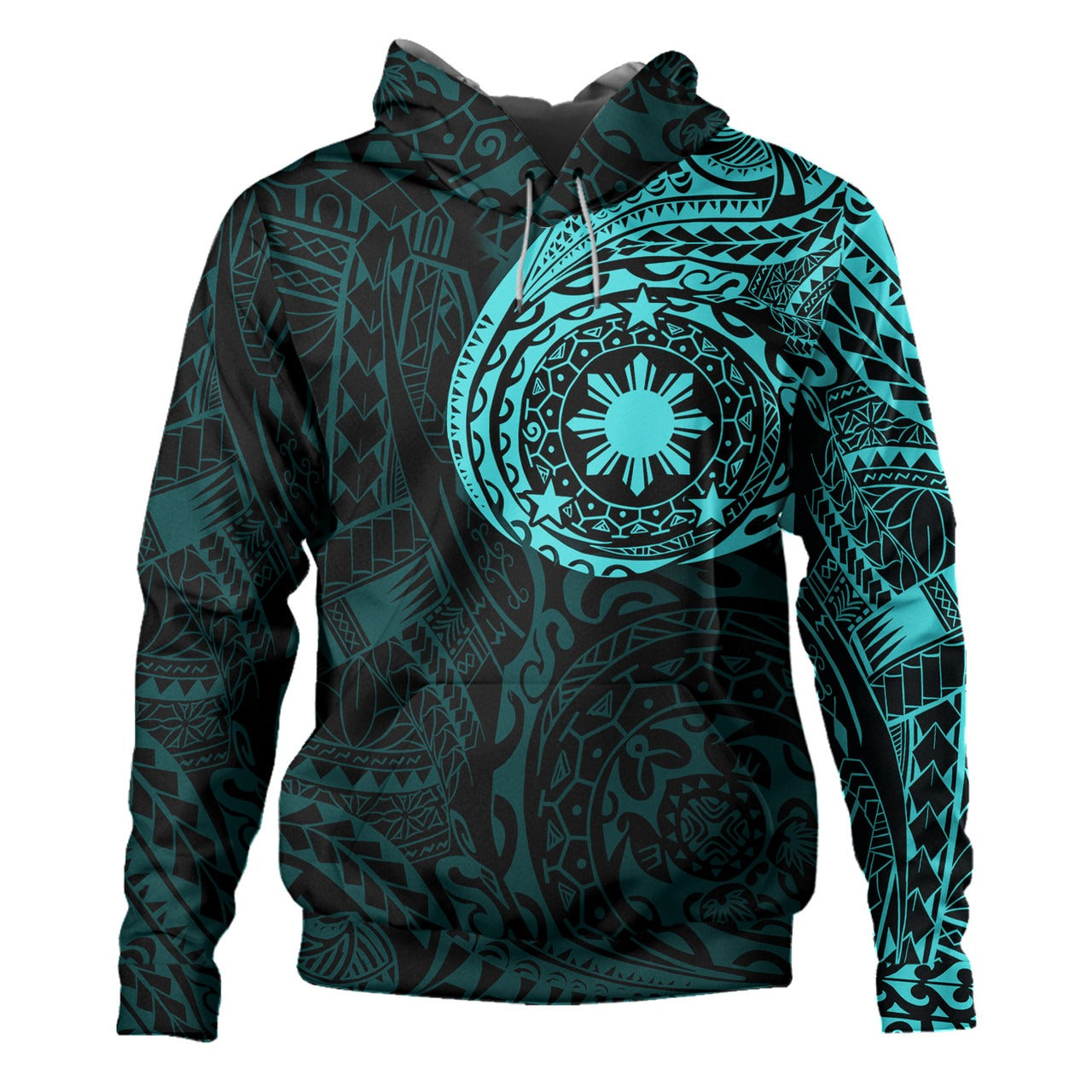 Philippines Filipinos Polynesian Tattoo Style Hoodie