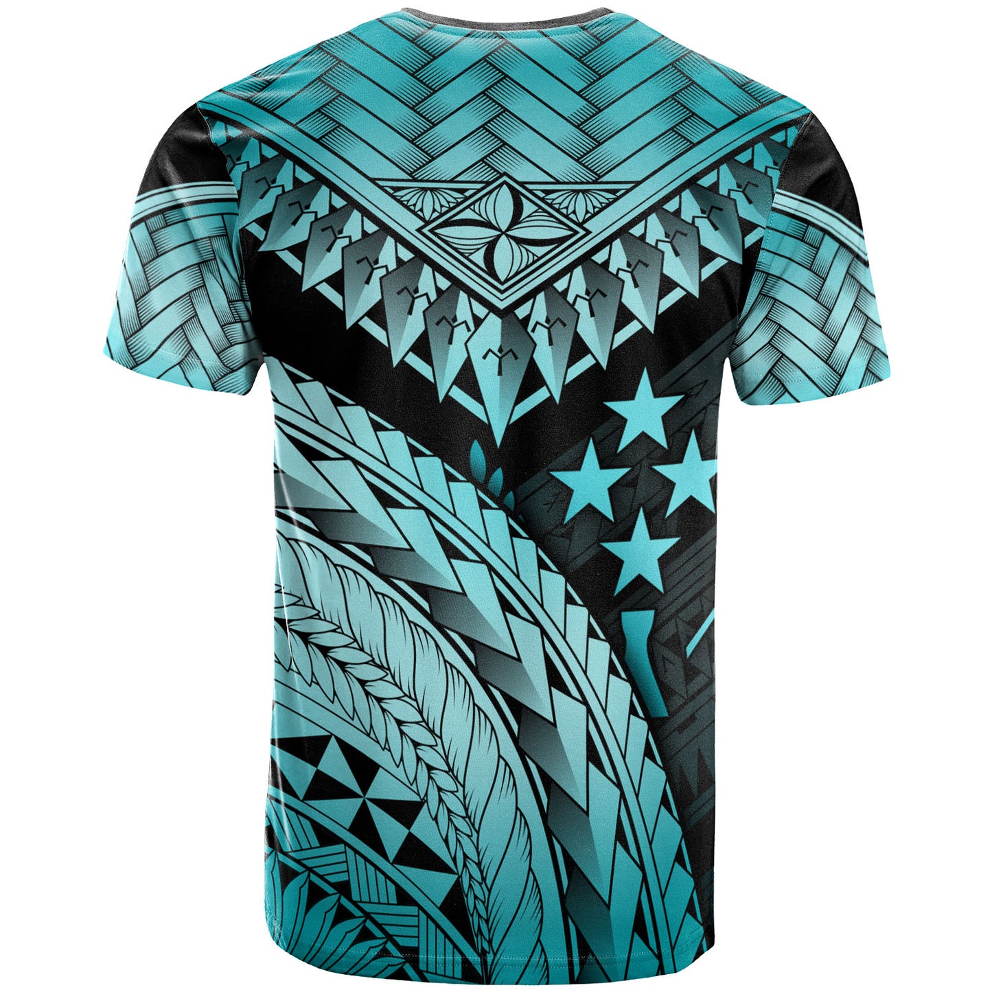 Kosrae Custom Personalised T-Shirt - Polynesian Necklace and Lauhala