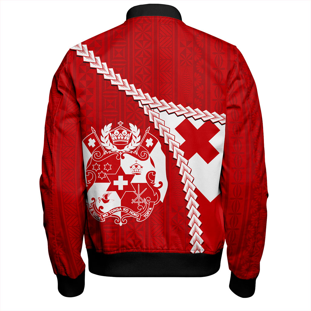 Tonga Bomber Jacket Ngatu Tapa Pride Style