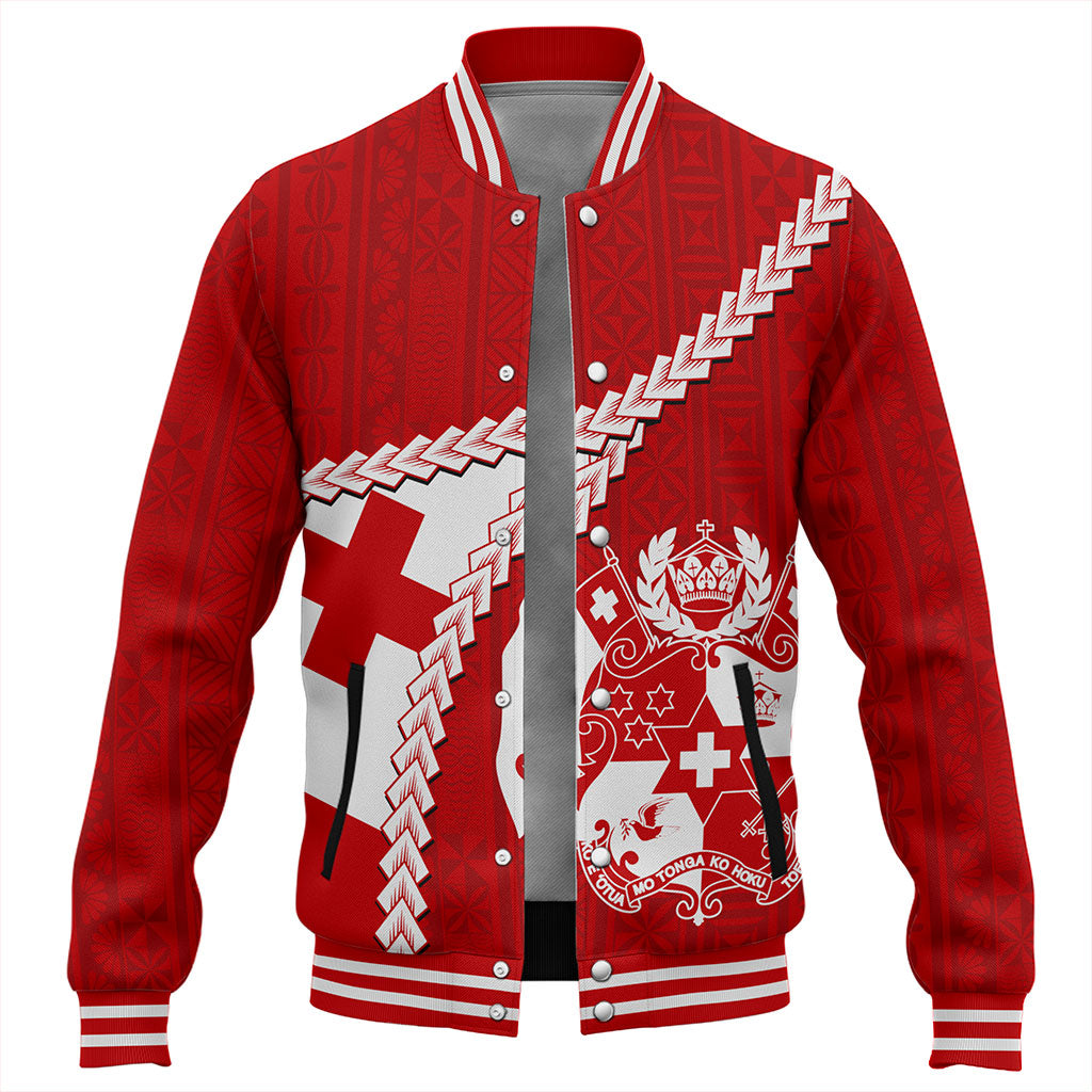 Tonga Baseball Jacket Ngatu Tapa Pride Style