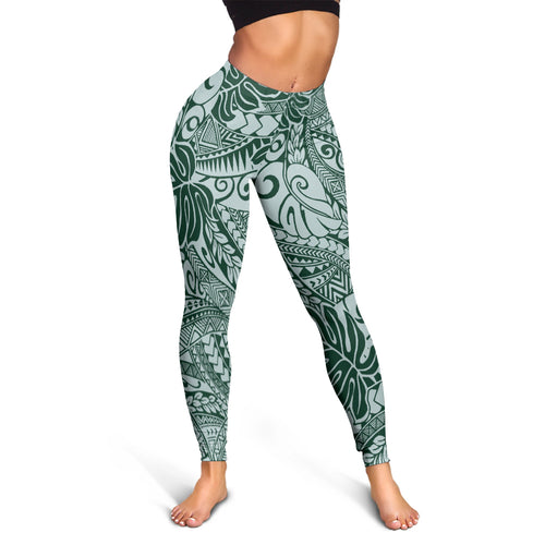 Hawaii Legging Tribal Leaf