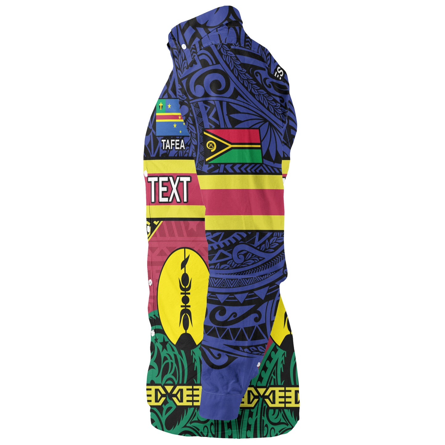 Vanuatu Long Sleeve Shirt Custom Tafea Kanaky Day Tribal Patterns Special Design