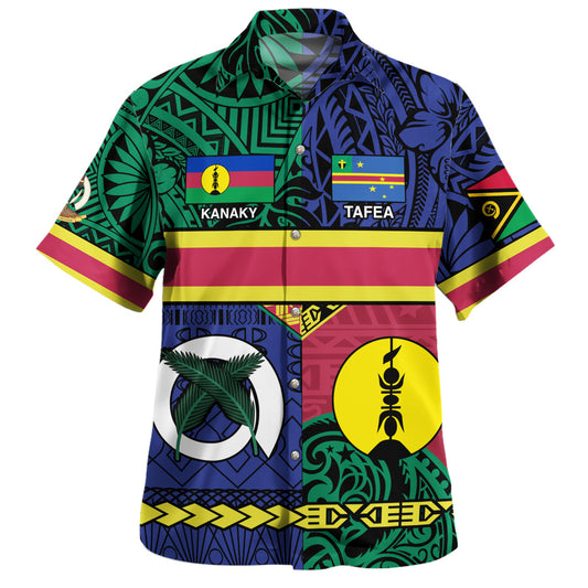 Vanuatu Hawaiian Shirt Special Fabric Leaves