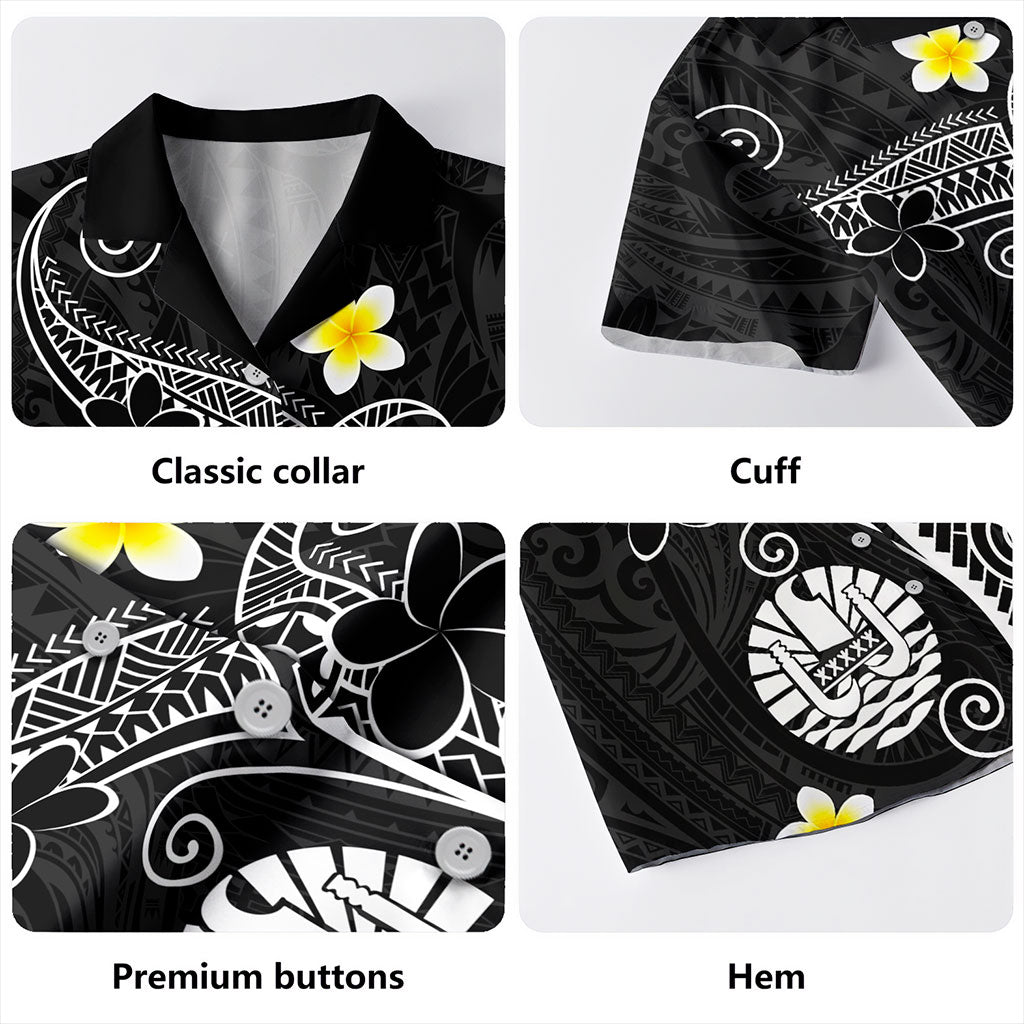 Tahiti Hawaiian Shirt Polynesia Floral Tribal